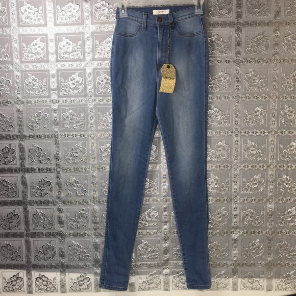 Vibrant Jeans Nwt Vibrant Classic High Waist Denim Skinny Jeans Poshmark